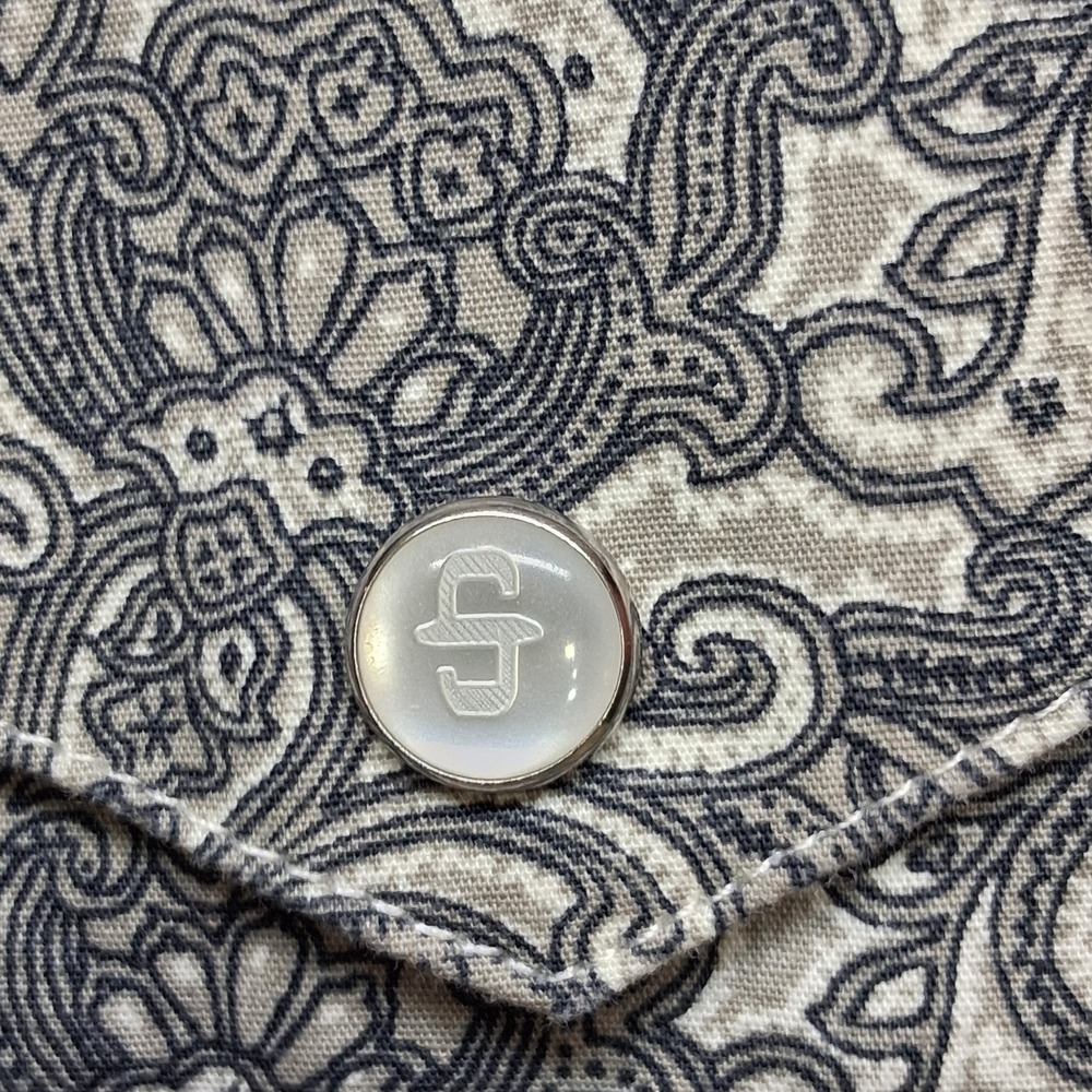 Stetson Mens Monochrome Paisley Pearl Snap Western Shirt Size 2XL Rodeo Cowboy - Picture 3 of 14